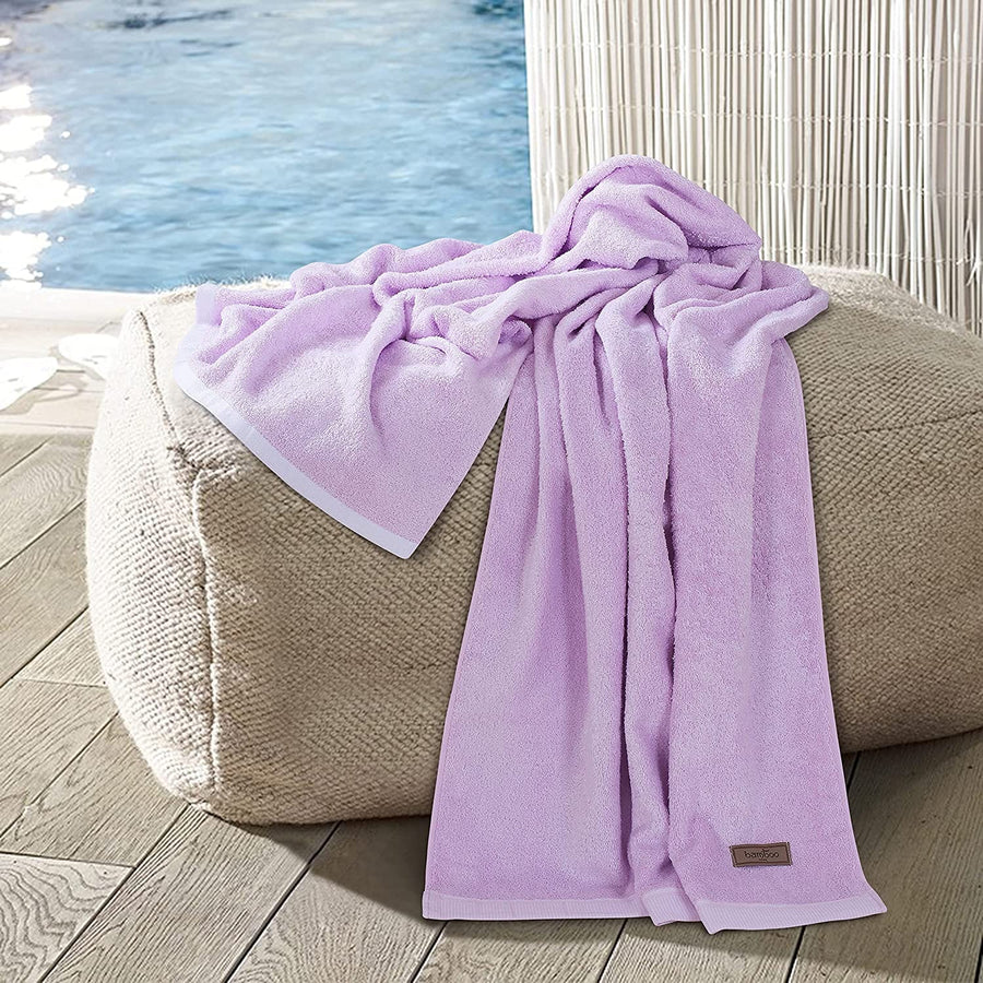 BAMBOO LAVENDER BATH TOWEL