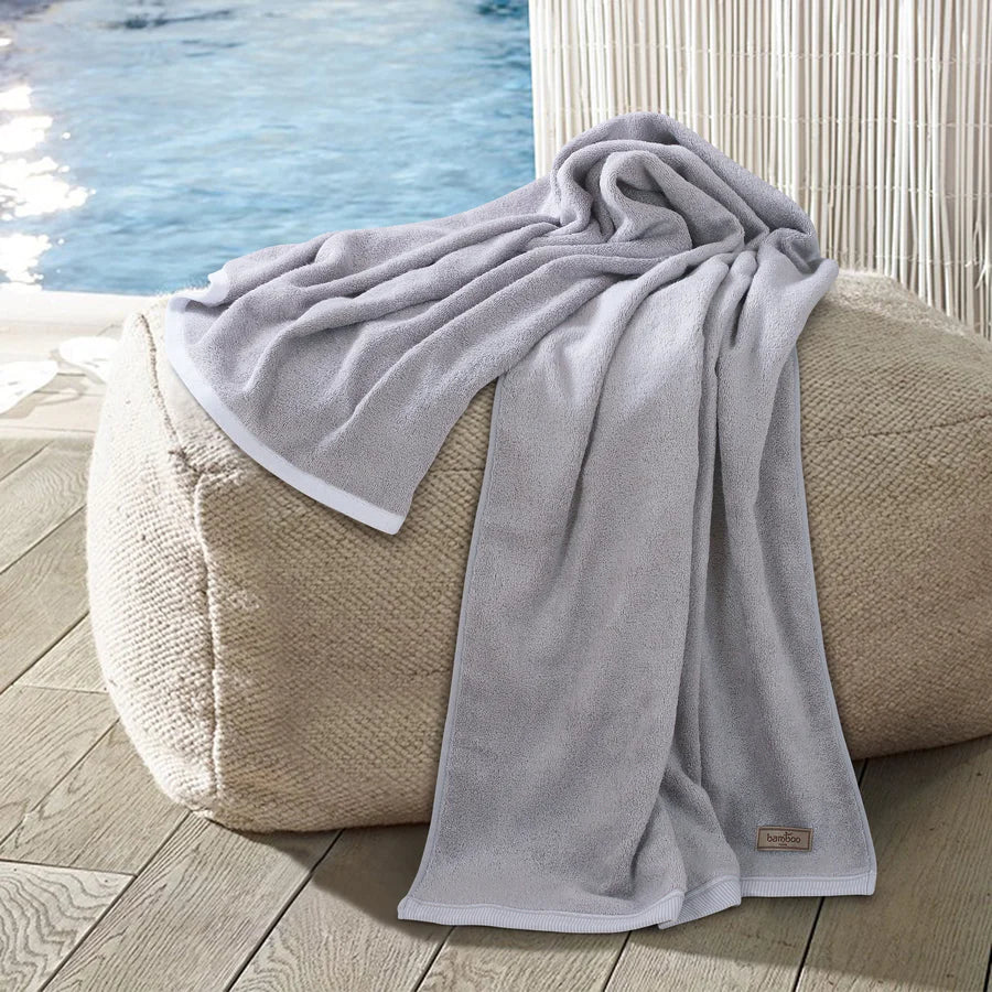 BAMBOO ASH BATH TOWEL