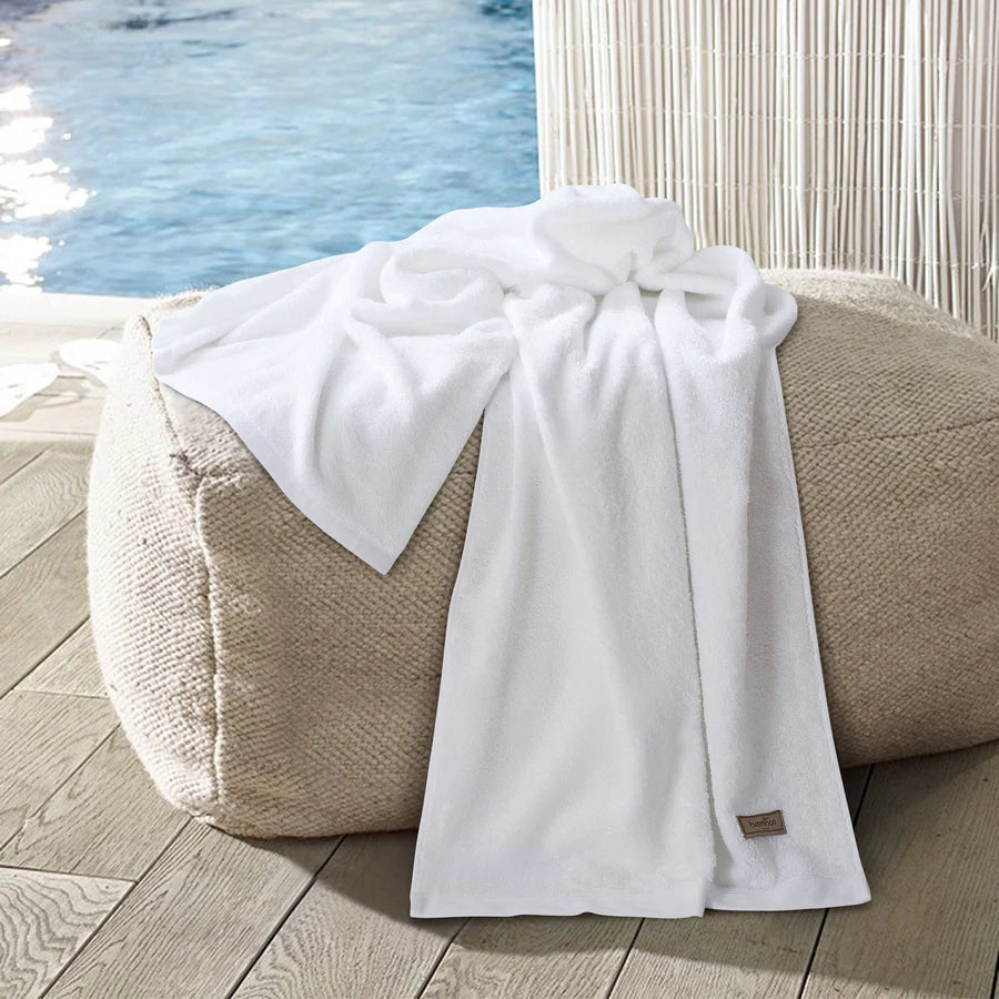 BAMBOO WHITE BATH TOWEL