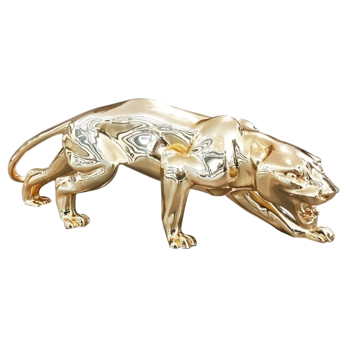 BRUNEL GOLD STANDING PANTHER HOME DECOR