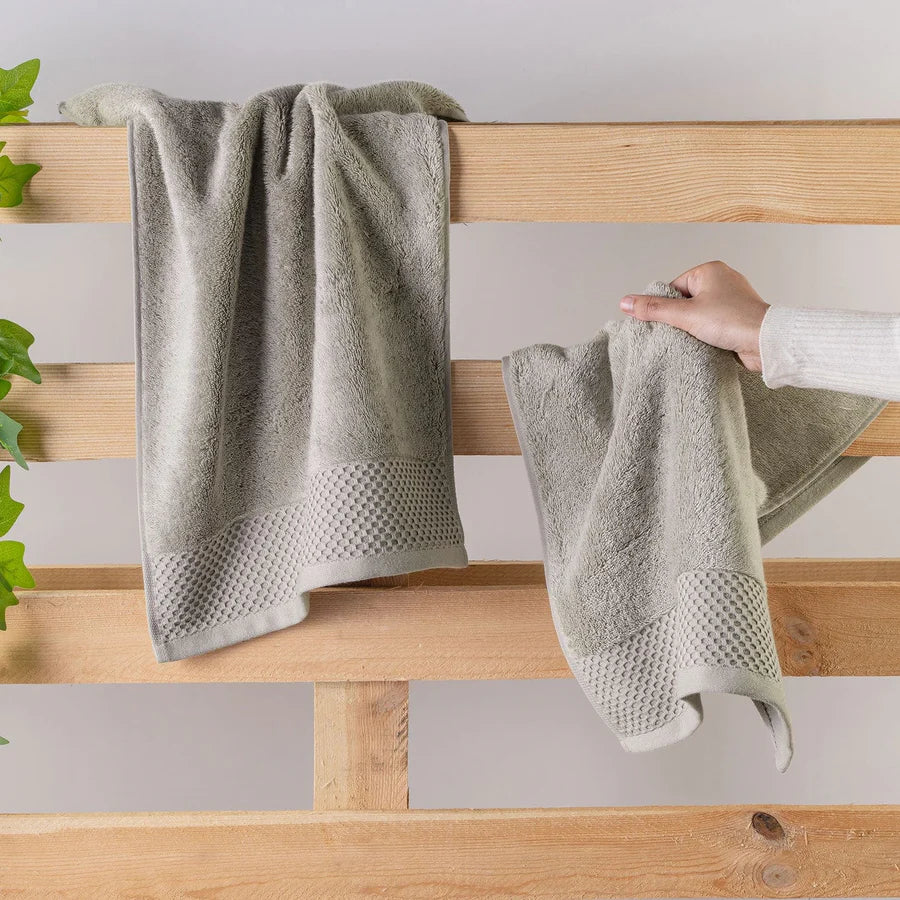 HIS & HER MICRO MODAL LIGHT GREY 2PC HAND TOWEL