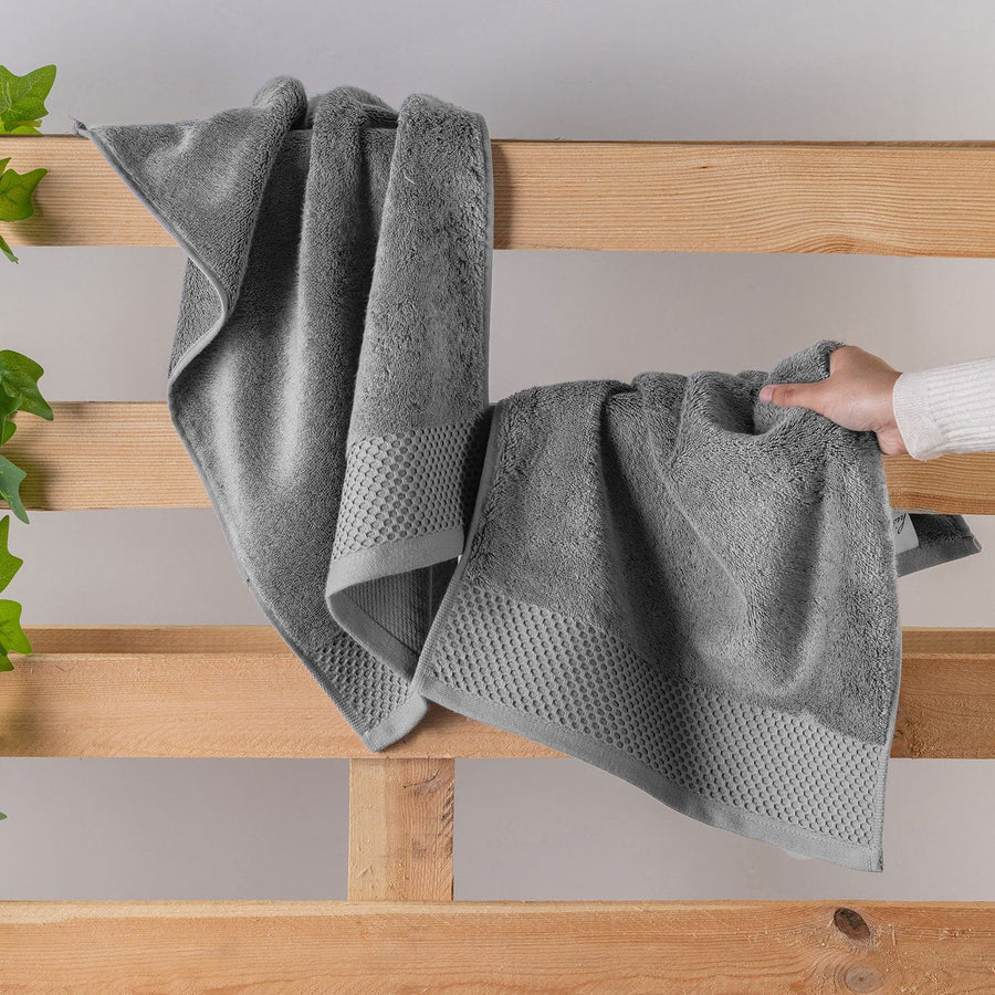 HIS & HER MICRO MODAL GREY 2PC HAND TOWEL