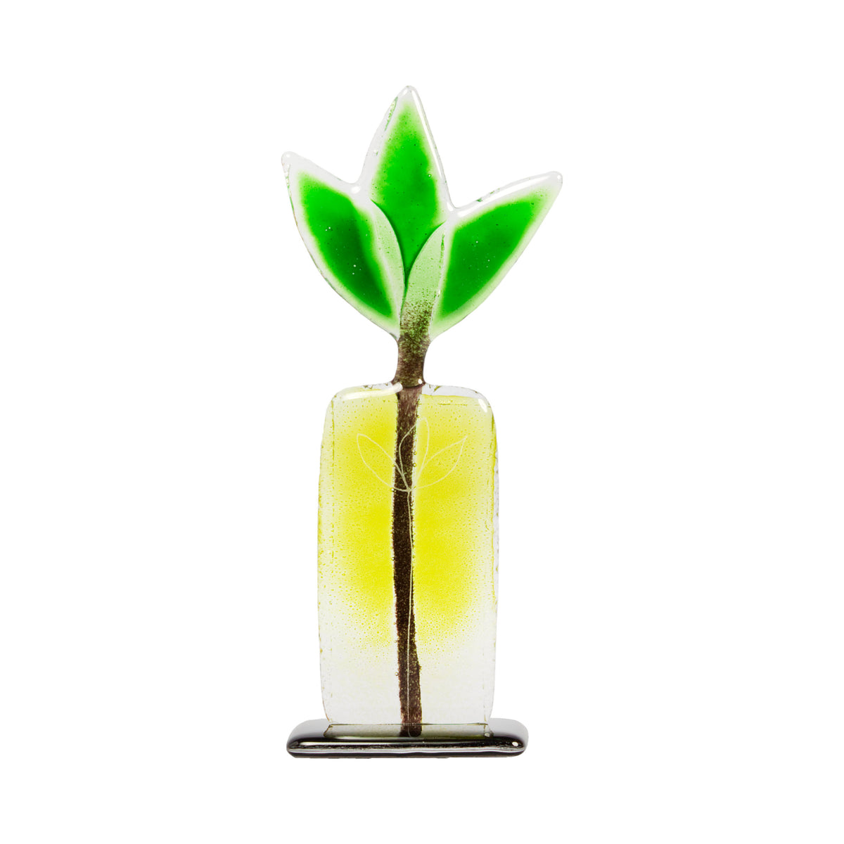 STANDING LIME TRANSPARENT MEADOW FLOWER HOME DECOR