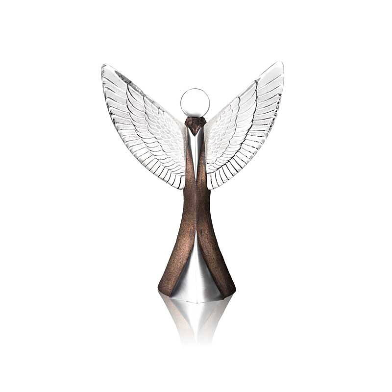 MALERAS IRON&CRYSTAL ANGEL LTD ED STANDING DECORATIVE ITEM