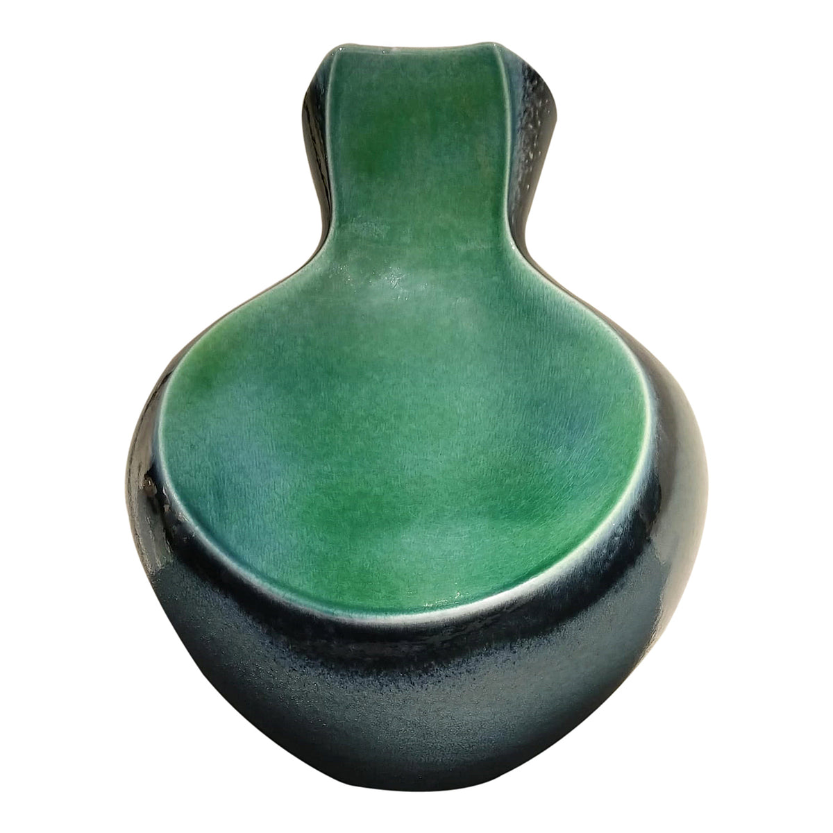 HARBOUR BLUE CERAMIC VASE HOME DECOR