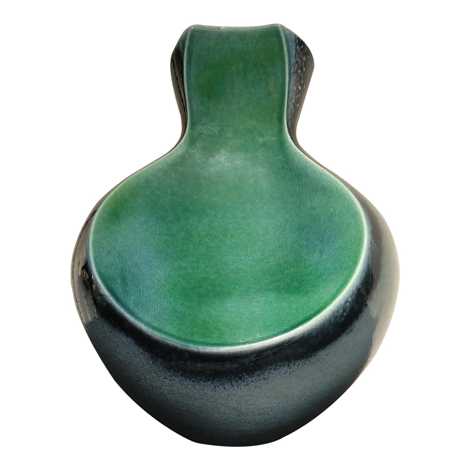 HARBOUR BLUE CERAMIC VASE HOME DECOR