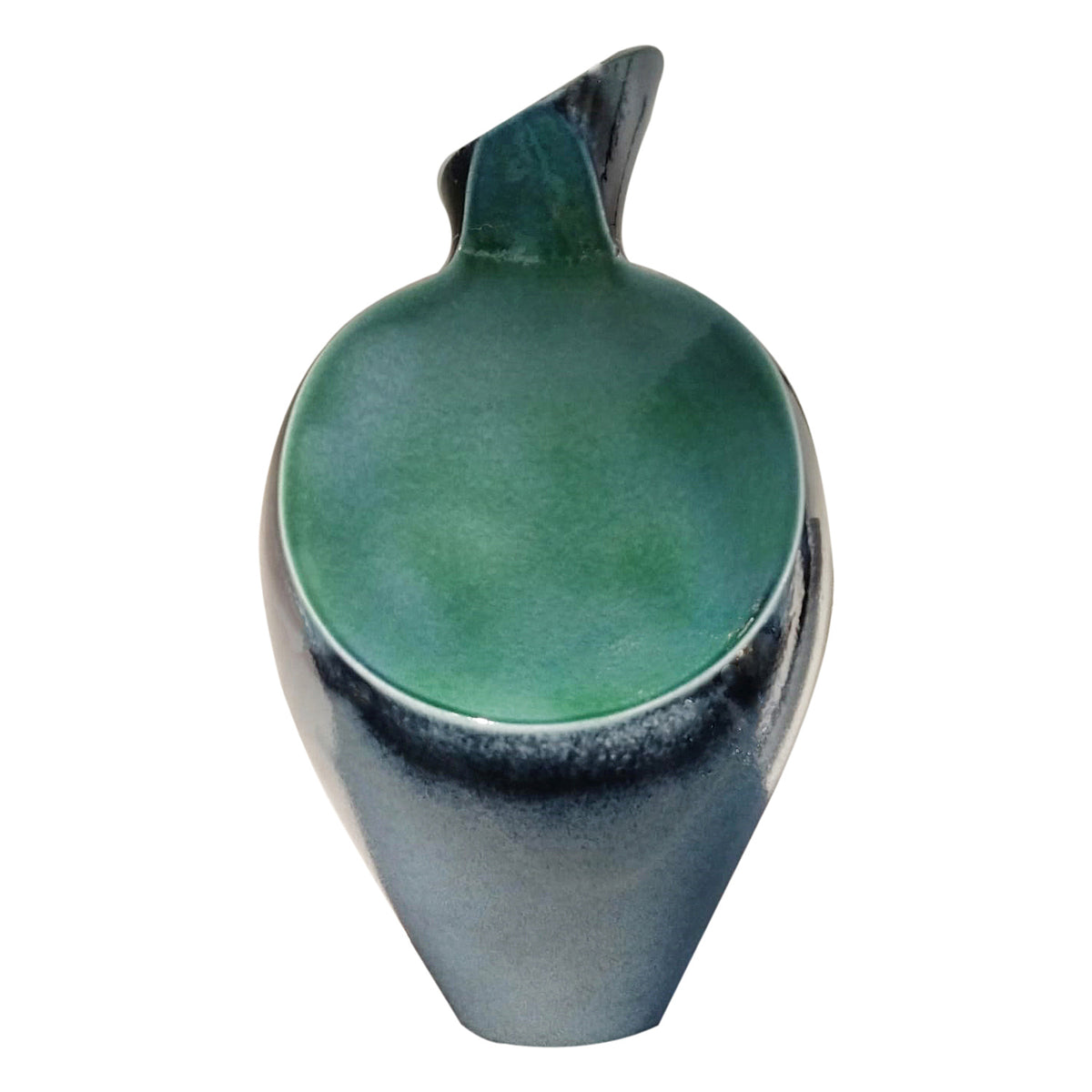 HARBOUR BLUE CERAMIC LARGE VASE HOME DECOR