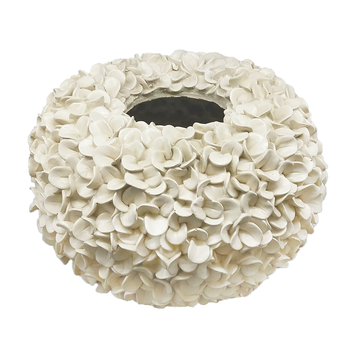 PHYLIA CREAM VASE HOME DECOR