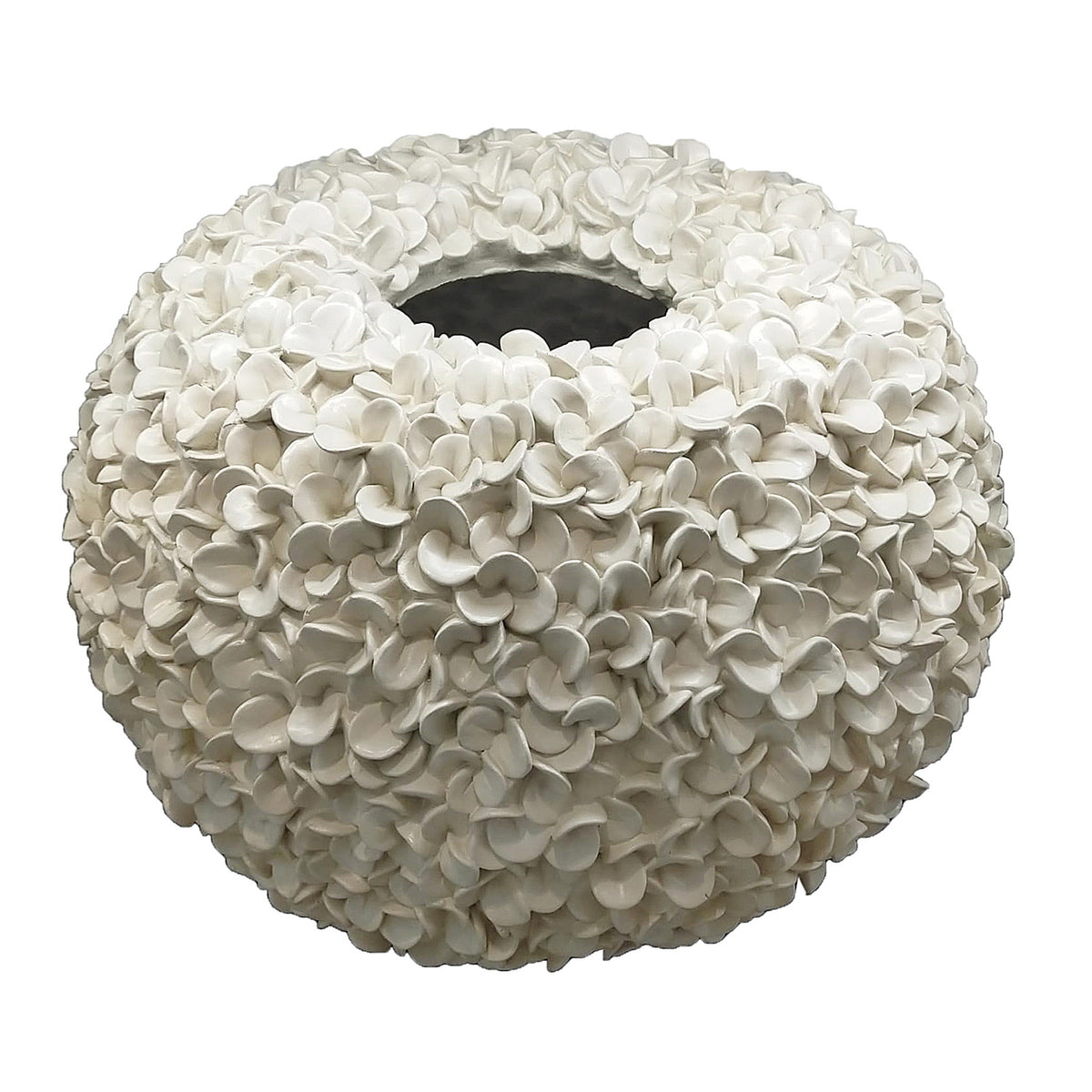 PHYLIA CREAM LARGE VASE HOME DECOR