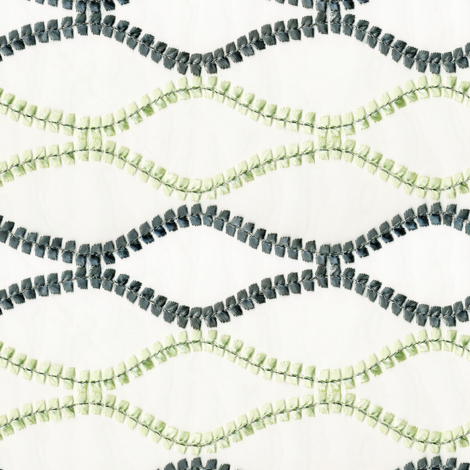 KWID GREEN MODERN SHEER FABRIC