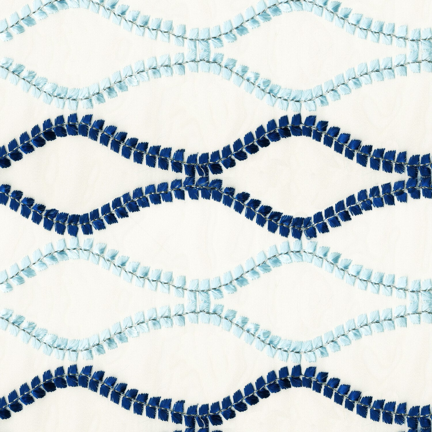 KWID BLUE MODERN SHEER FABRIC