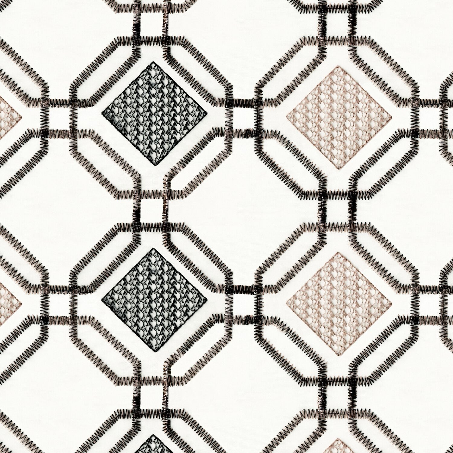 IMAMI BLACK MODERN SHEER FABRIC
