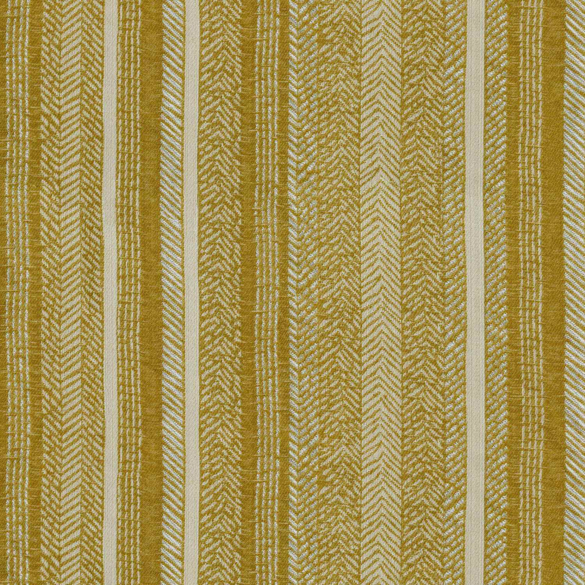 KRYPTON MUSTARD STRIPED TEXTURE CURTAIN FABRIC
