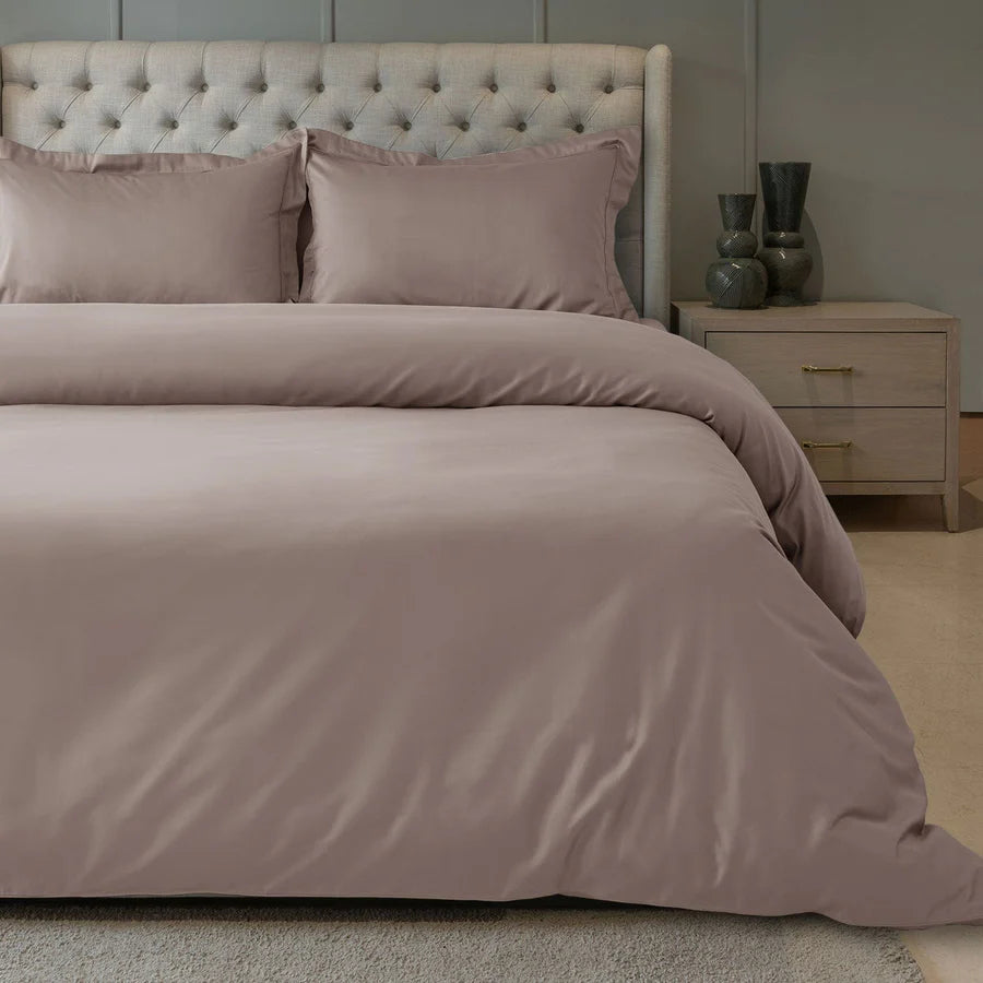 SUPIMA COTTON 900 TC MOUSE PLAIN DOUBLE BEDSHEET