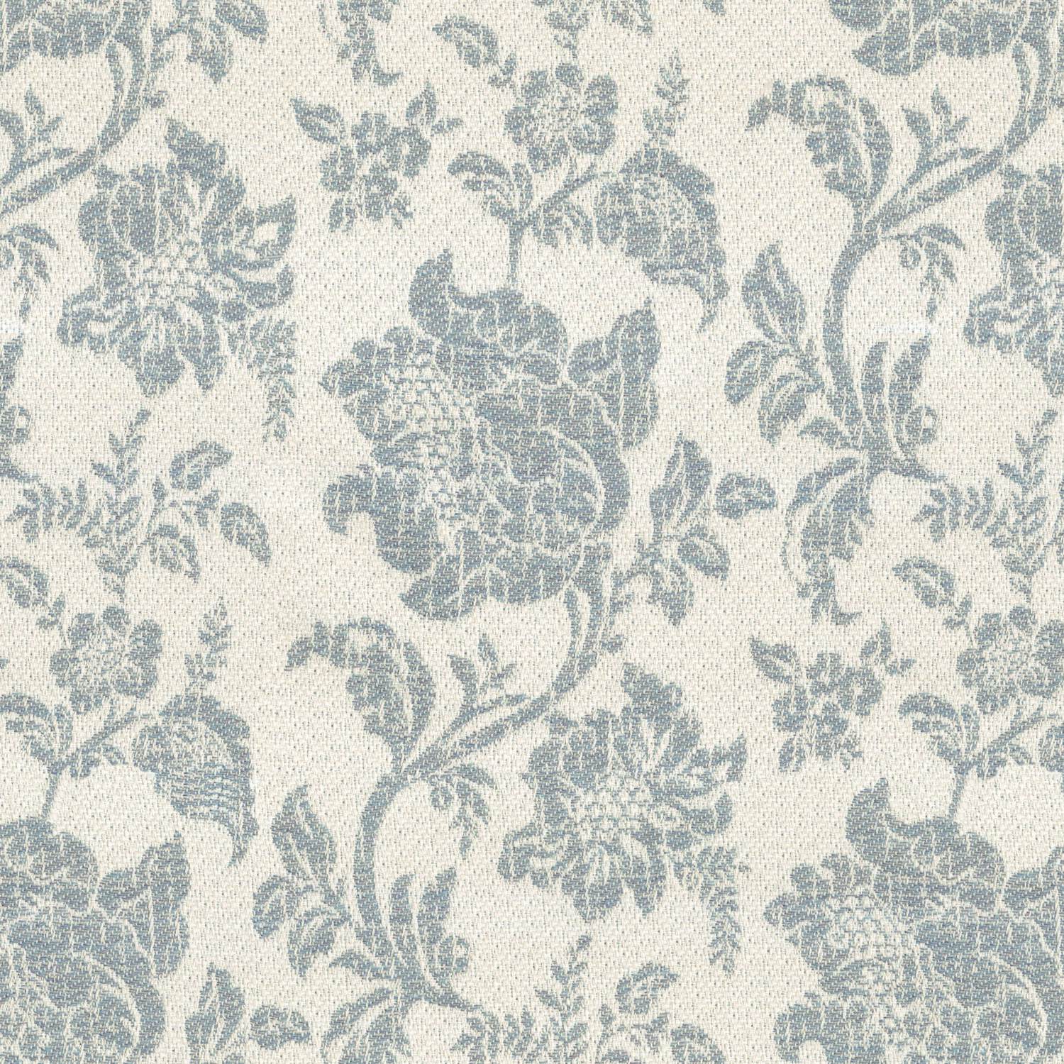 FSTV BLUE FLORAL SOFA FABRIC