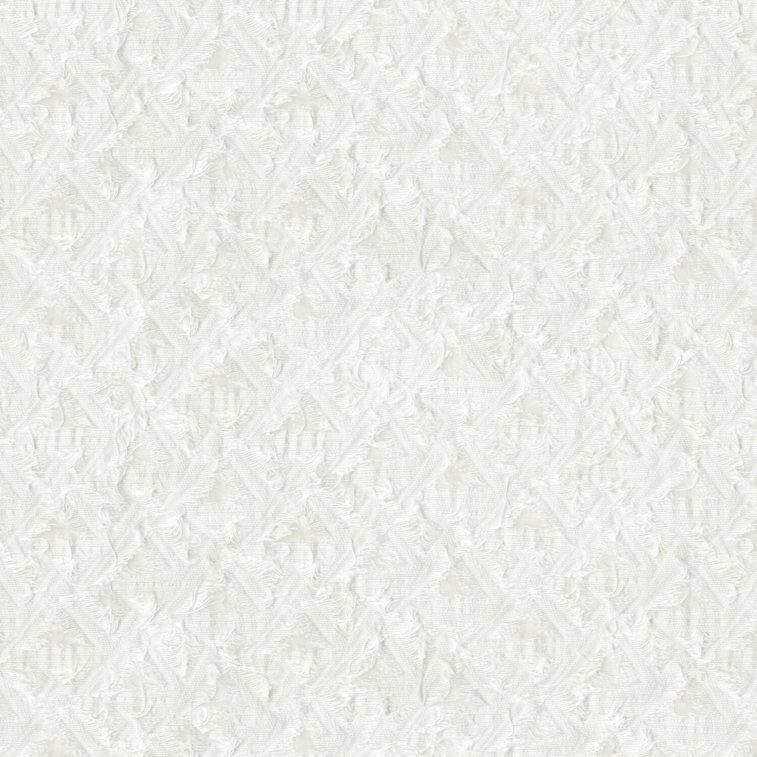 D MOON WHITE TEXTURE SHEER FABRIC