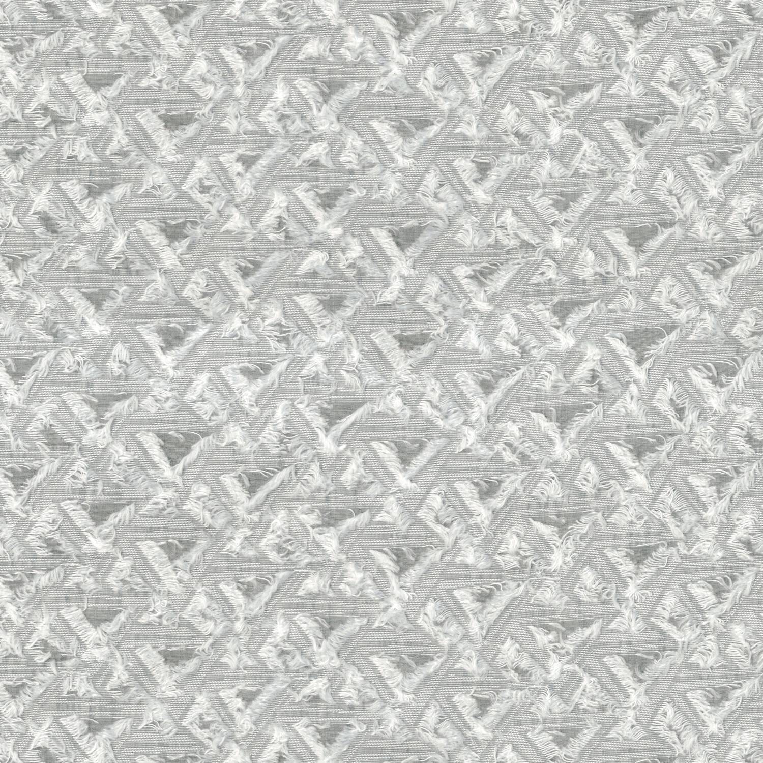 D GREY TEXTURE SHEER FABRIC