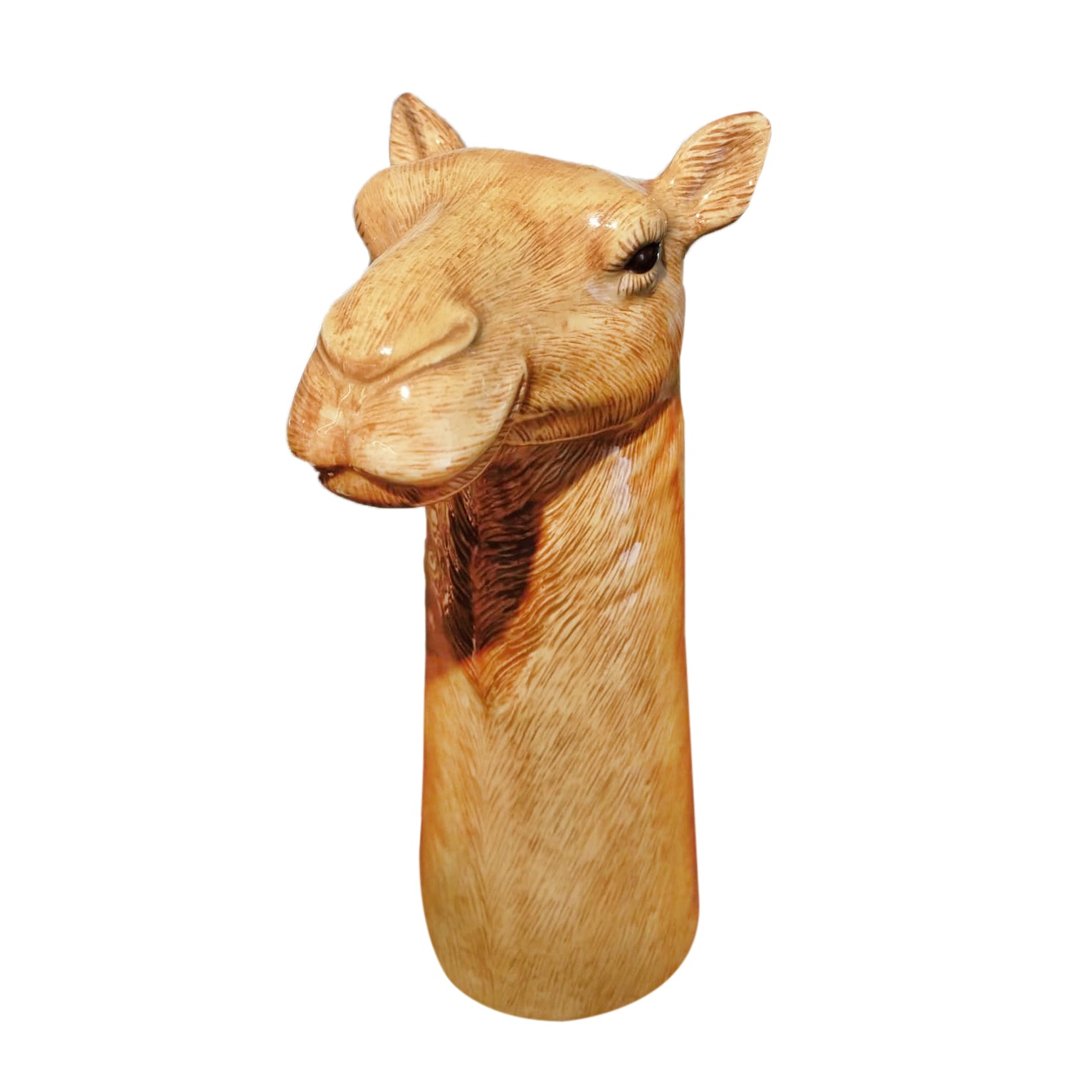 CAMEL LARGE FLOWER VASE HOME DECOR