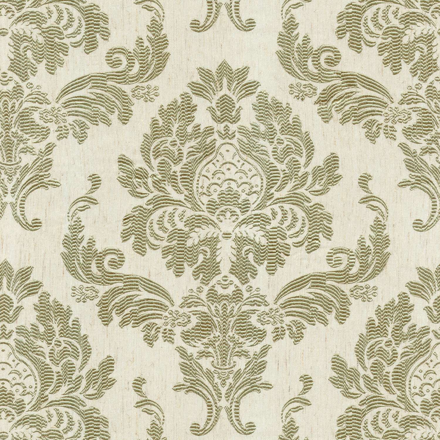 D GREEN ABSTRACT CURTAIN FABRIC