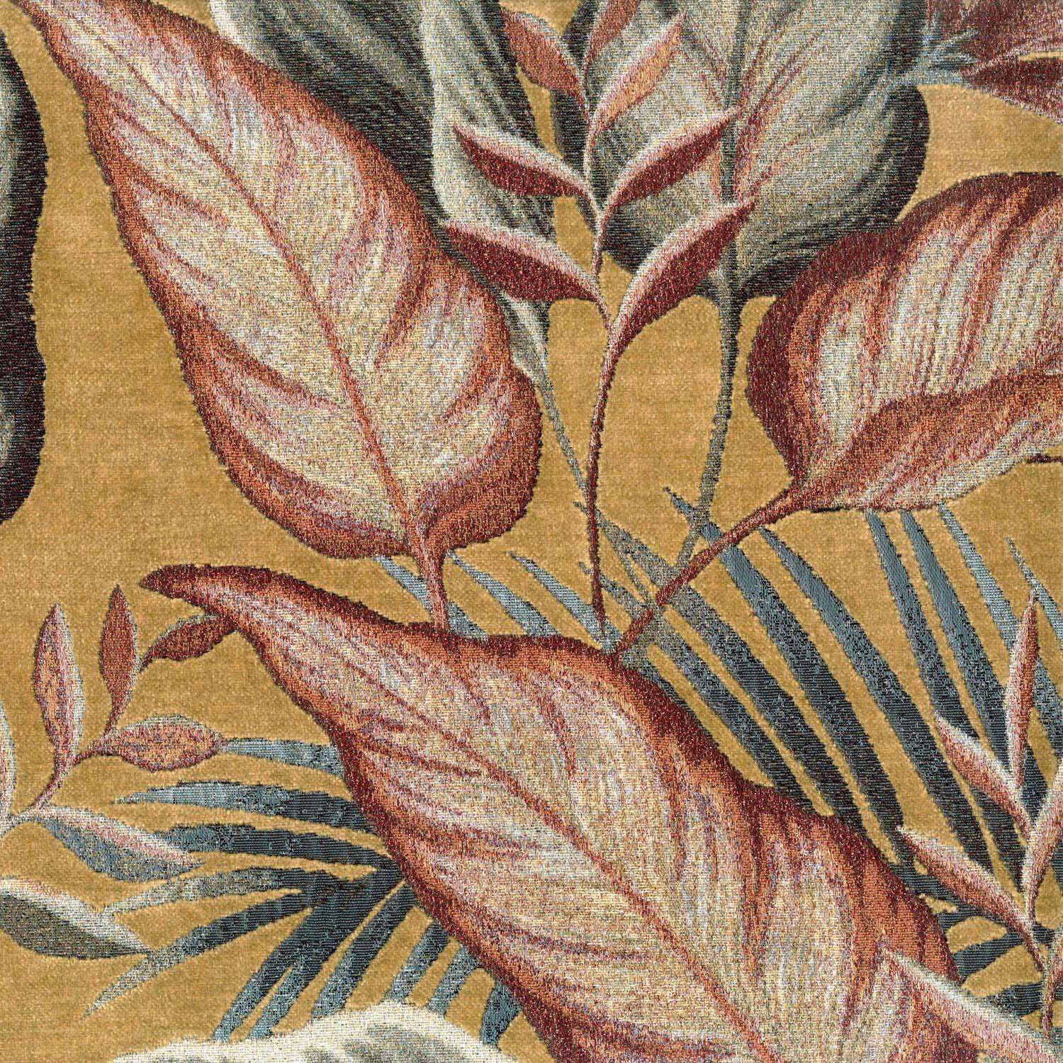 MARIMBA DMSK BROWN FLORAL SOFA FABRIC