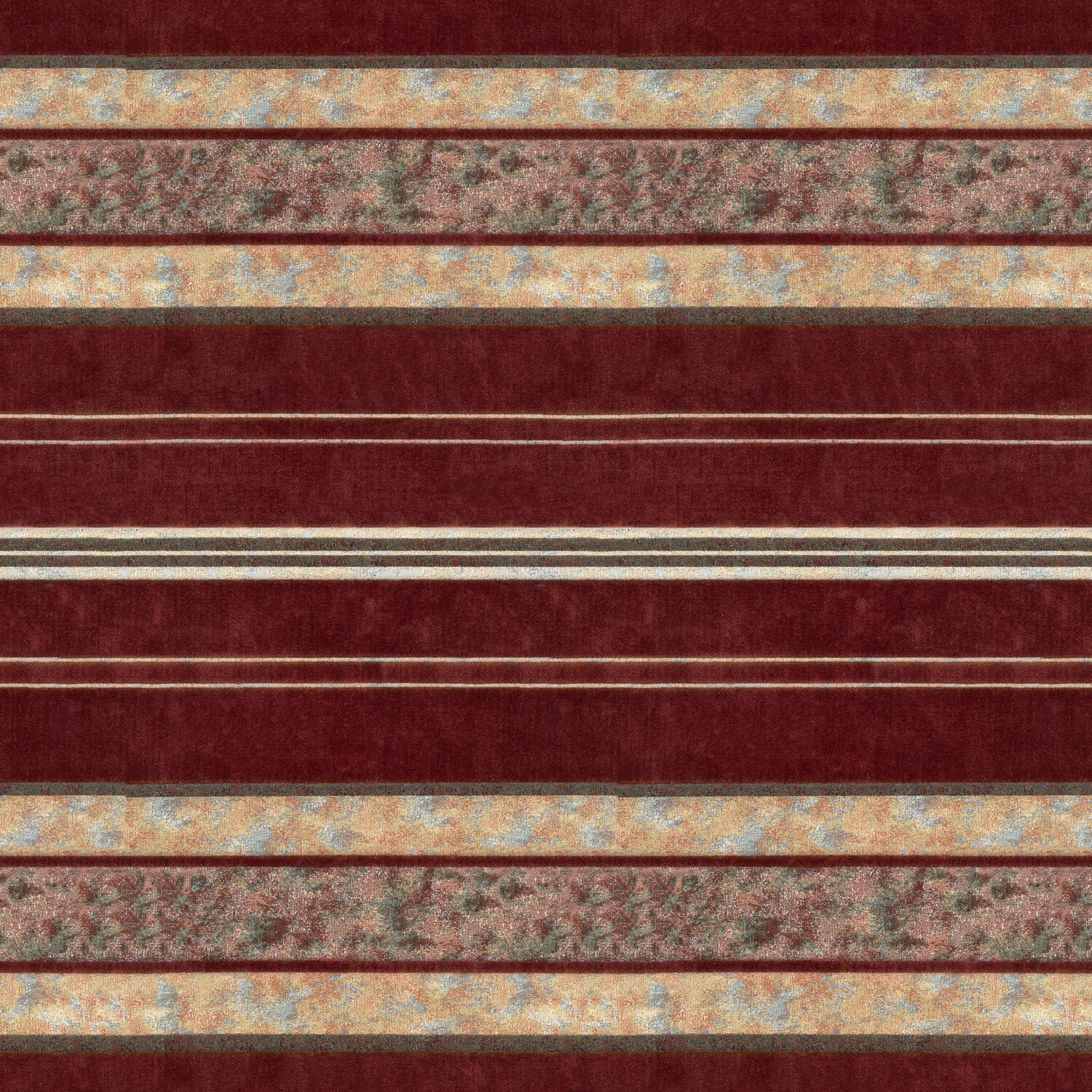 BERRY MAROON STRIPED SOFA FABRIC