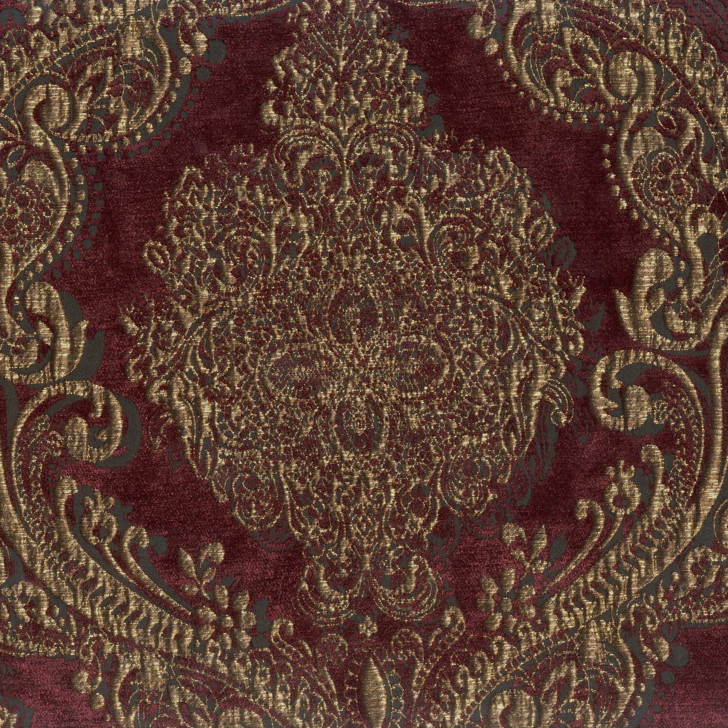 DANTE DMSK MEHROON TRADITIONAL SOFA FABRIC