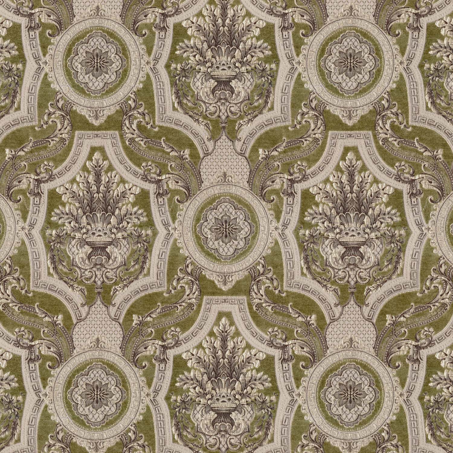 SOLENTA GREEN SOFYA DMSK SOFA FABRIC