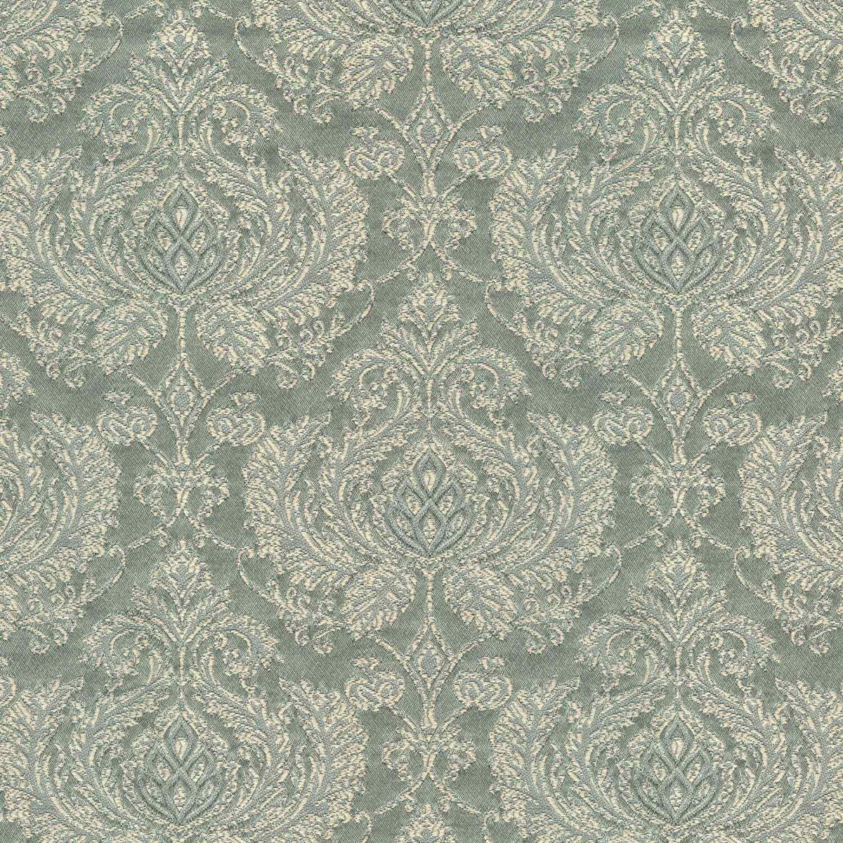 DAYANA GREEN LGR FLORAL CURTAIN FABRIC