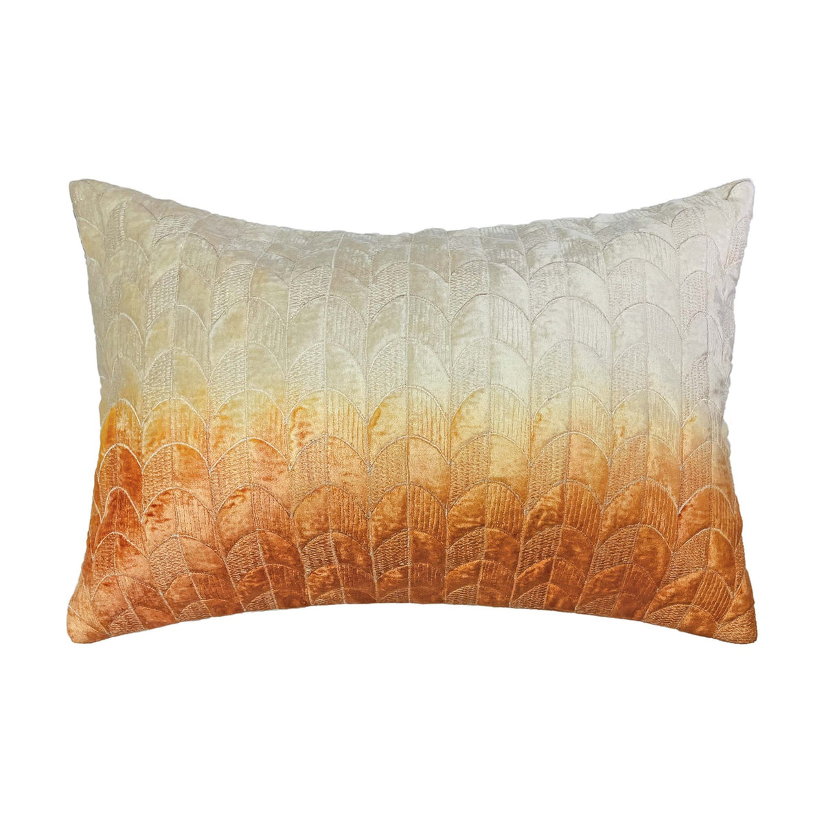 TR ORANGE VELVET CUSHION COVER