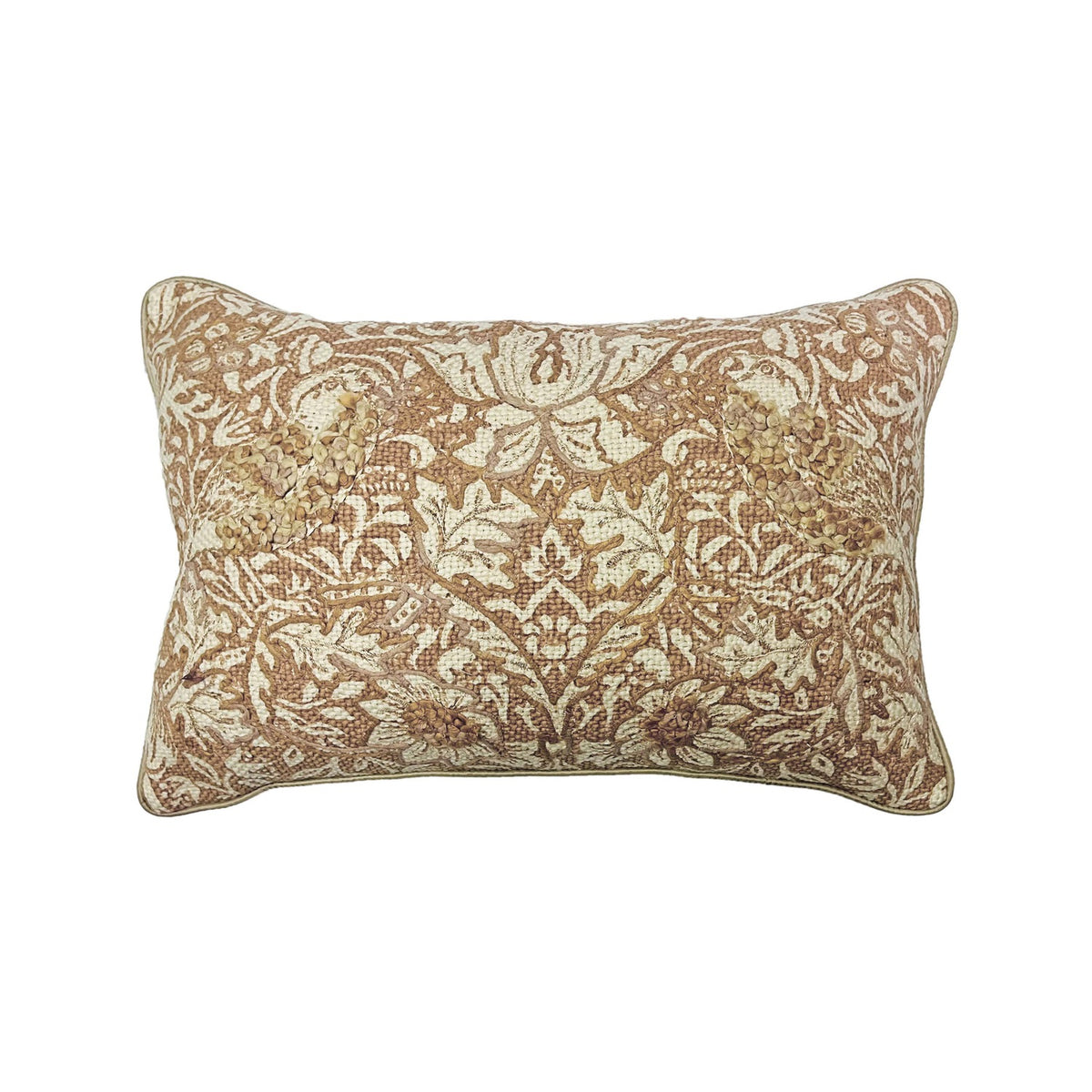 WM BLUSH MACHINE EMBROIDERY CUSHION COVER