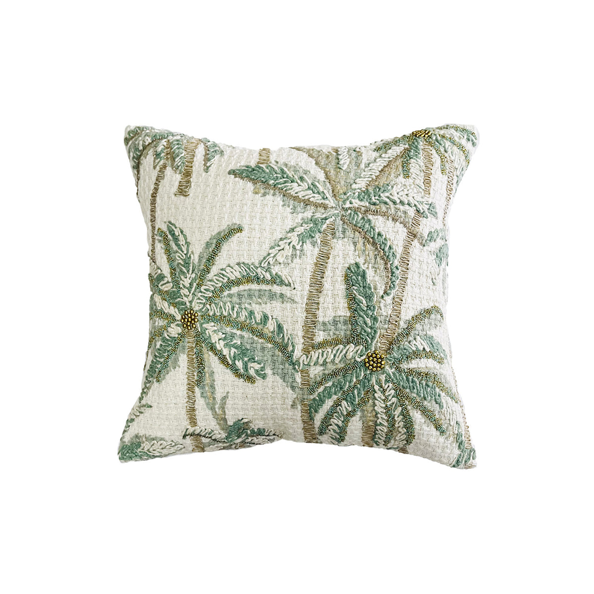 AMTR GREEN TREE EMBROIDERY CUSHION COVER