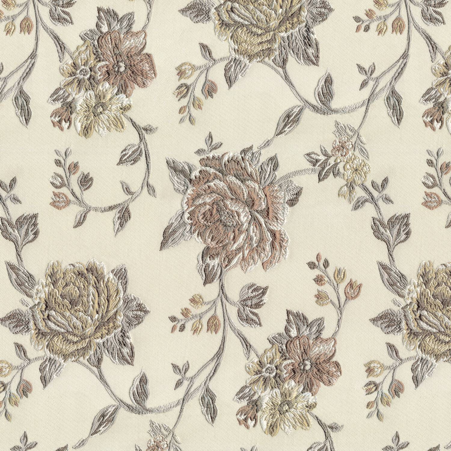 RADIANT PURPLE FLORAL SOFA FABRIC