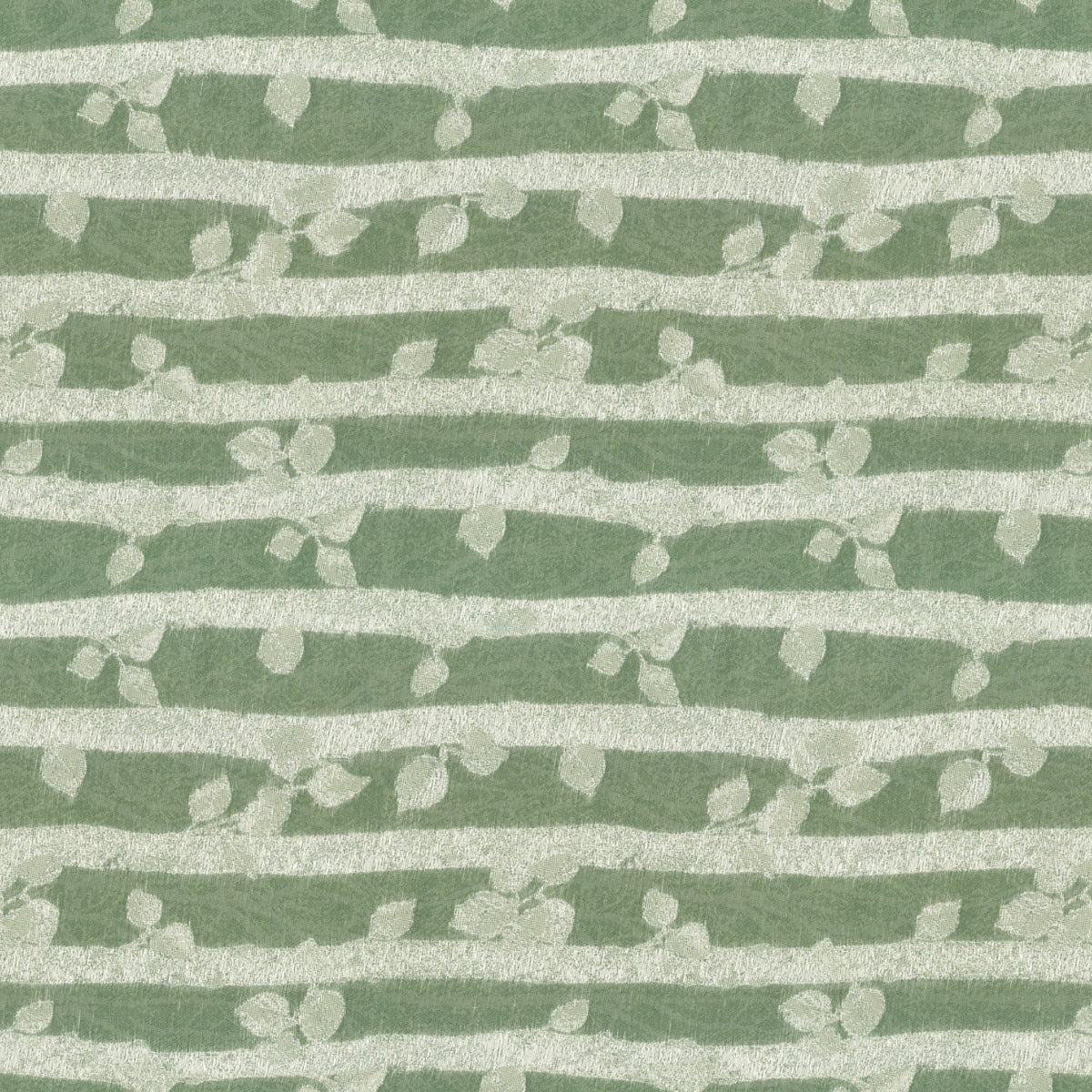 ARABBYA GREEN STRIPED CURTAIN FABRIC