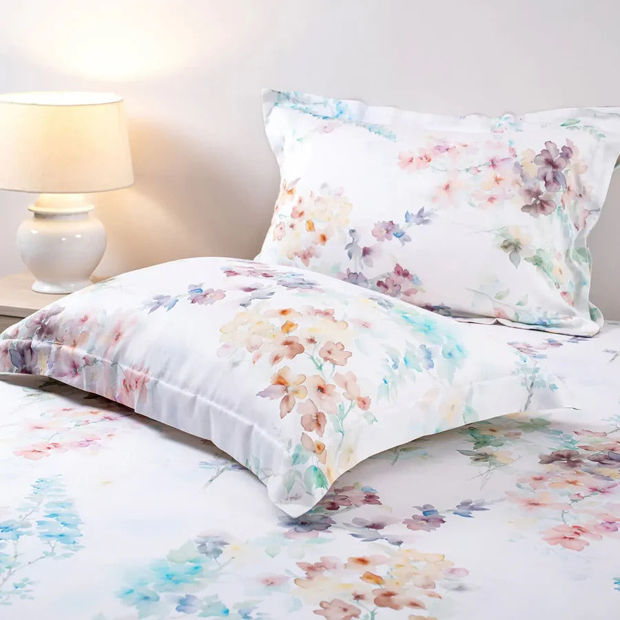 MICROMODAL SPRINGS SPARKLE FLORAL DOUBLE BEDSHEET