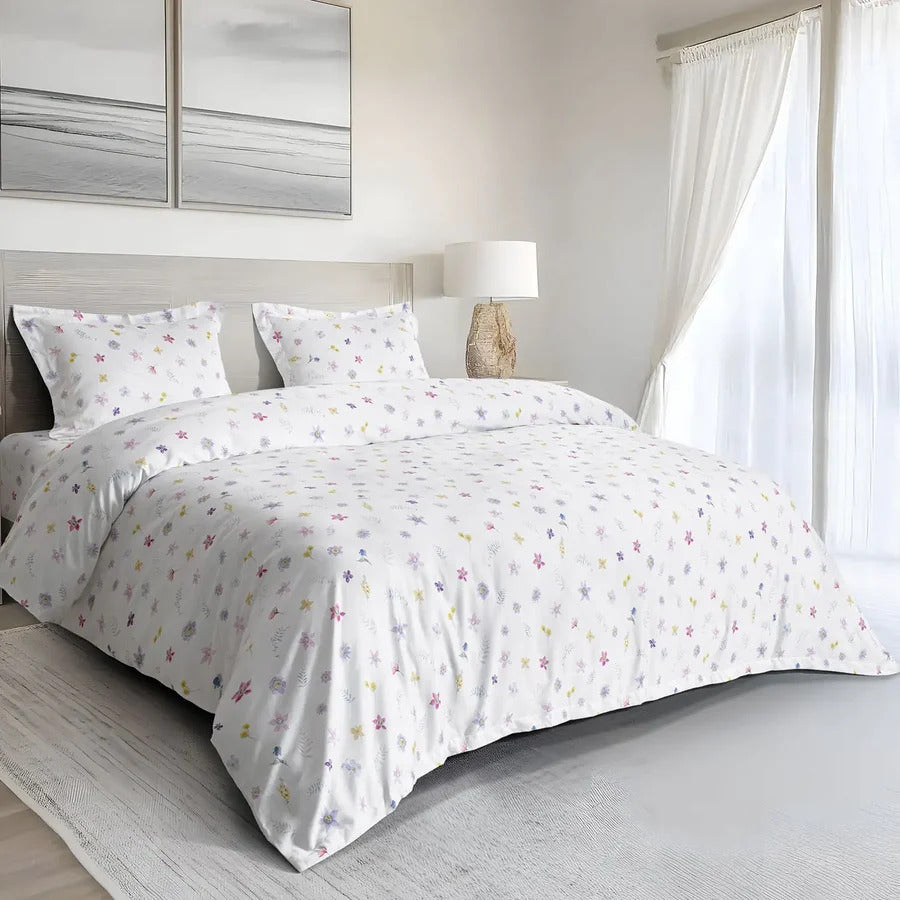 MICROMODAL EDEN FLORAL DOUBLE BEDSHEET