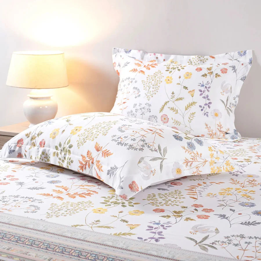 MICROMODAL FLOURISHING GARDEN FLORAL DOUBLE BEDSHEET