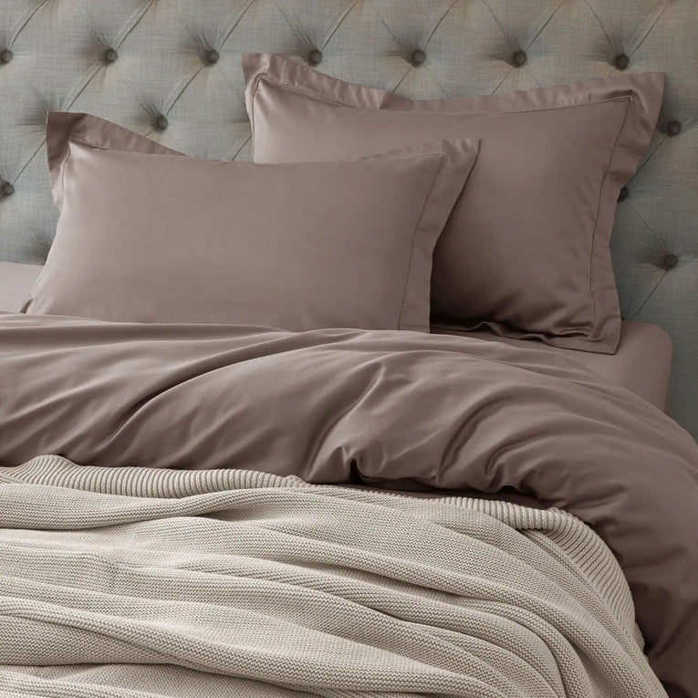 SUPIMA COTTON 900 TC MOUSE PLAIN DOUBLE BEDSHEET