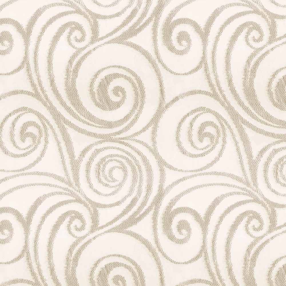 REYNOLD CREAM MODERN CURTAIN FABRIC