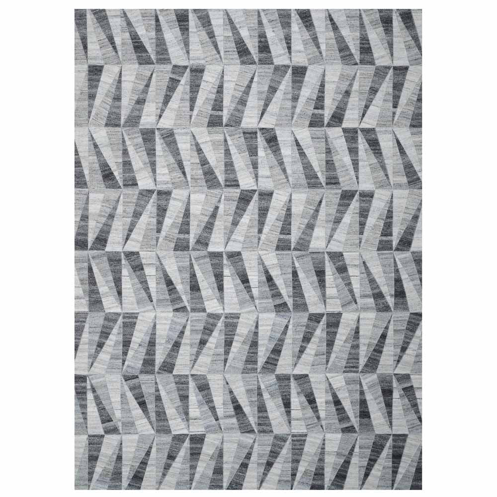PASSION FLAT WEAVE WOOLEN GREY CARPET