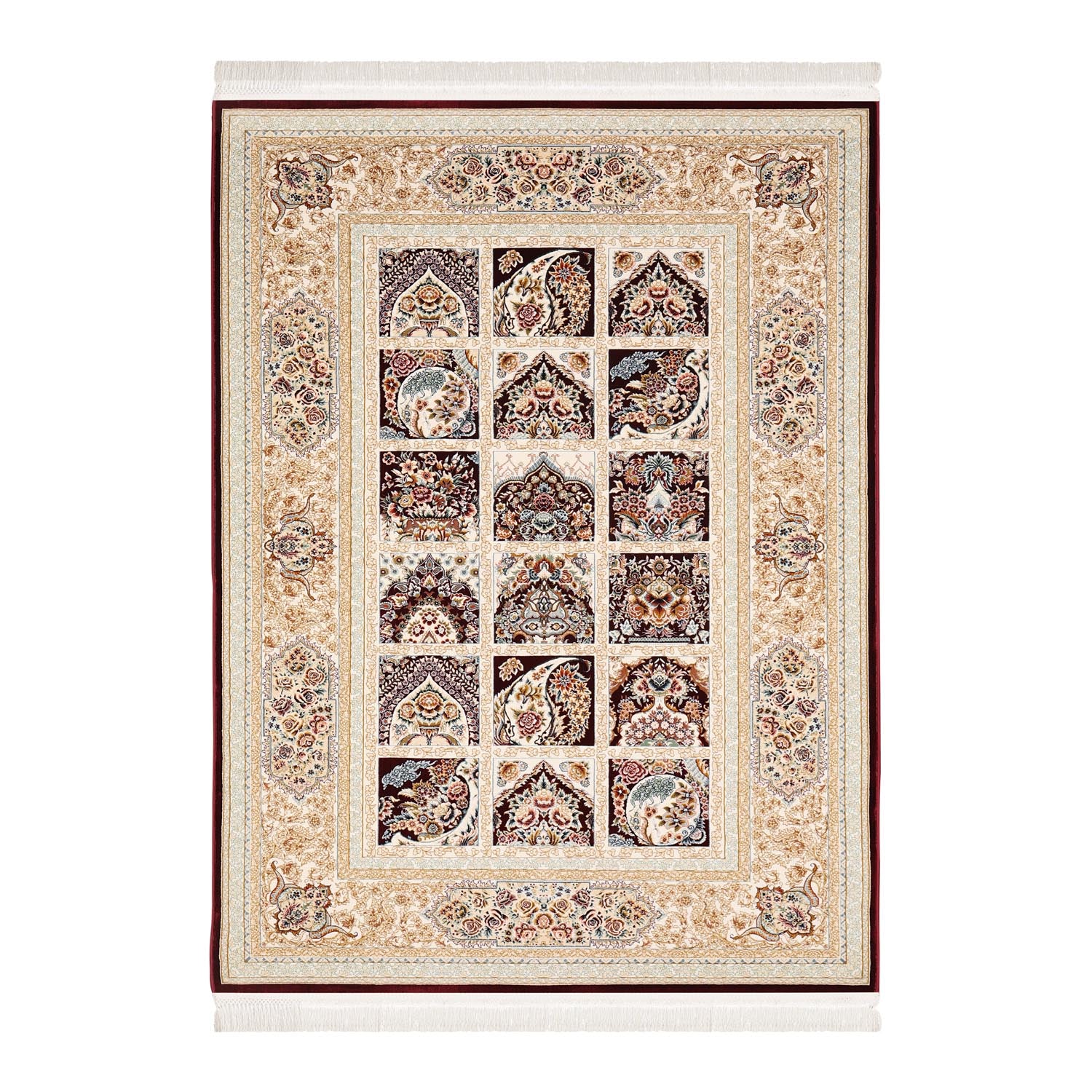 TURK SOFT RAYKA DARK RED TRADITIONAL CARPET