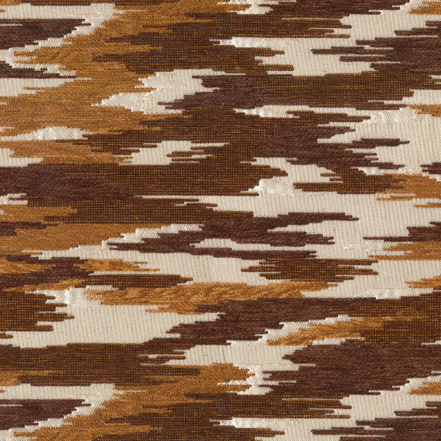 BROWN SNAIL JACQUARD UPHOLSTERY FABRIC