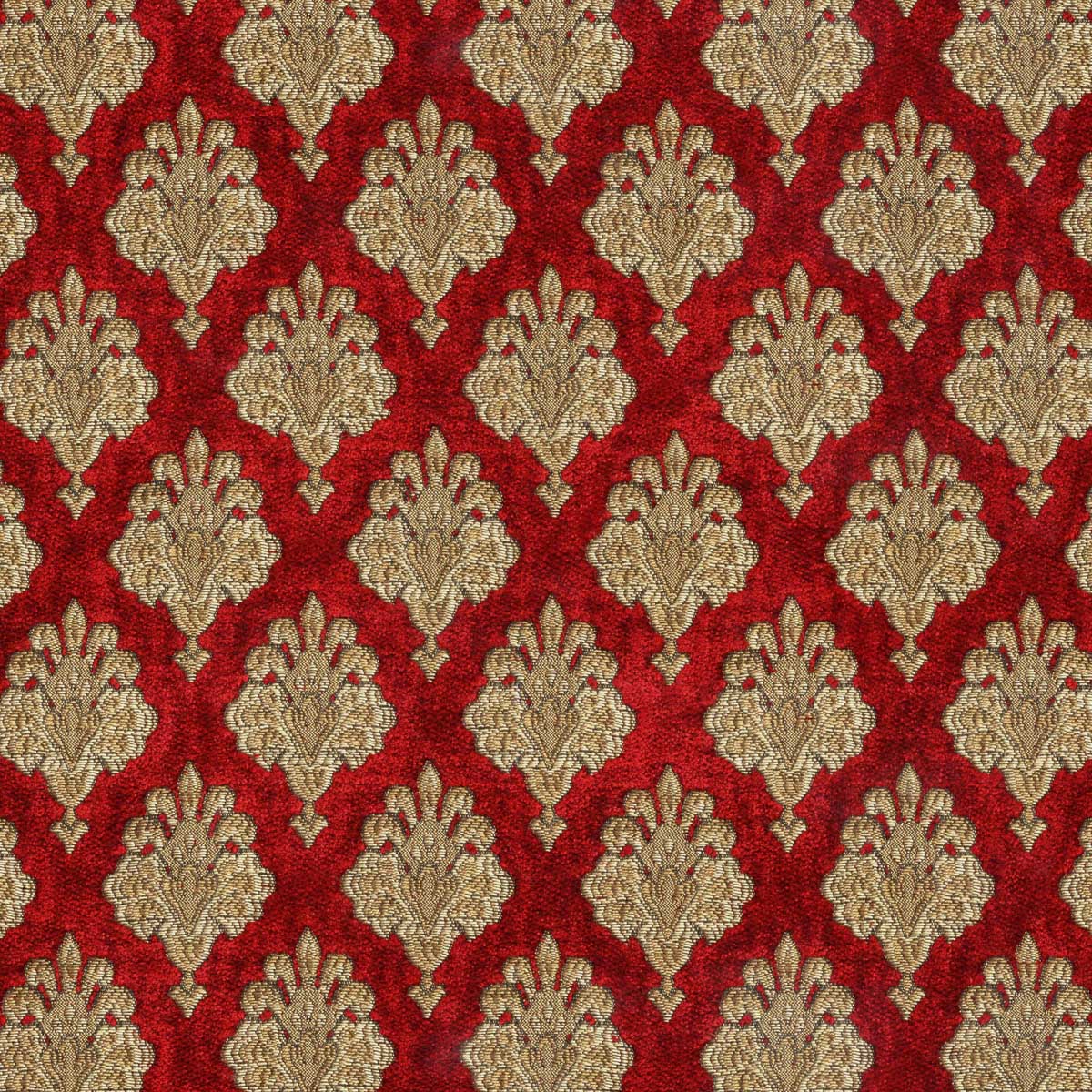 DARBAR RED MODERN SOFA FABRIC