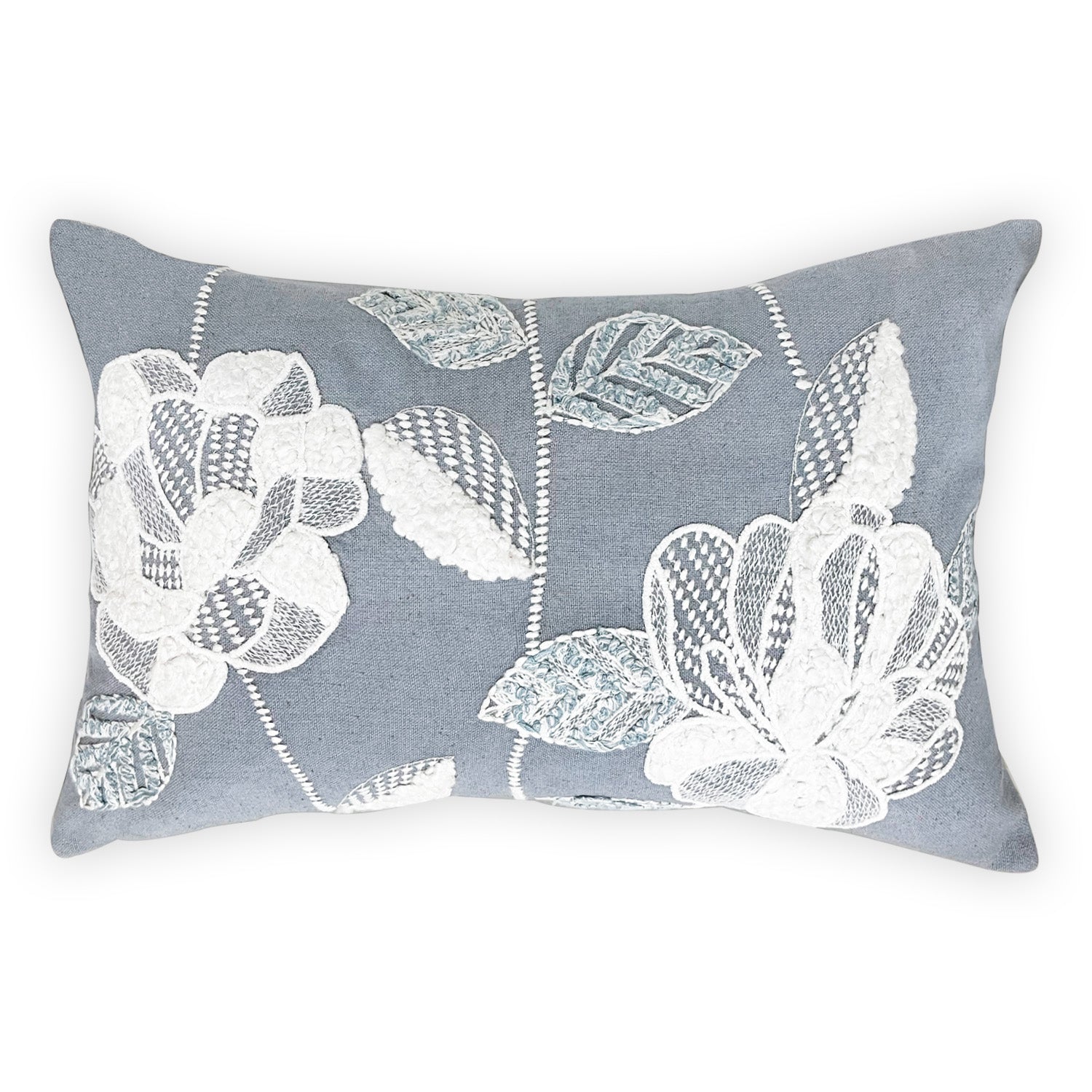 LINEN NEUTRAL GREY CUSHION COVER 30 X 50CMS
