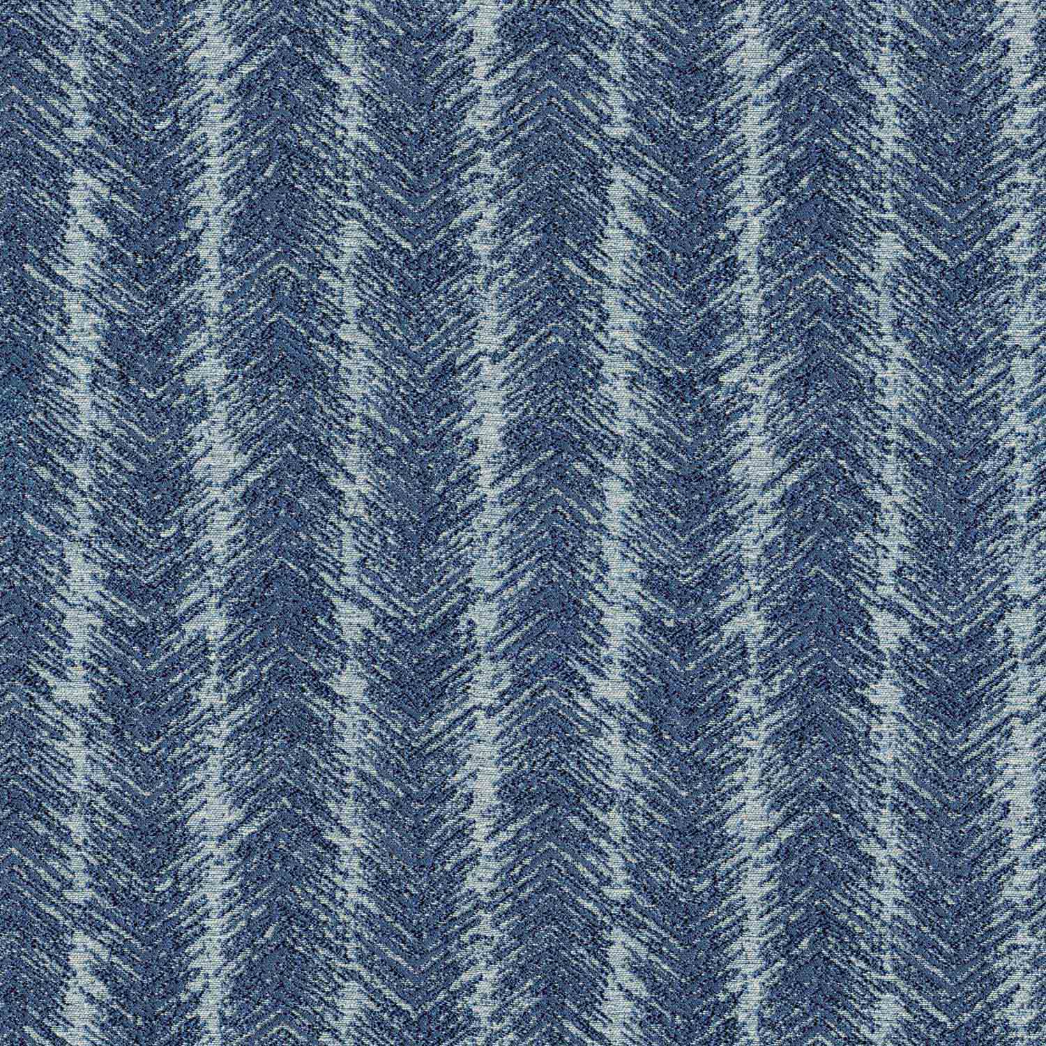 BSL BLUE STRIPED TEXTURE CURTAIN FABRIC