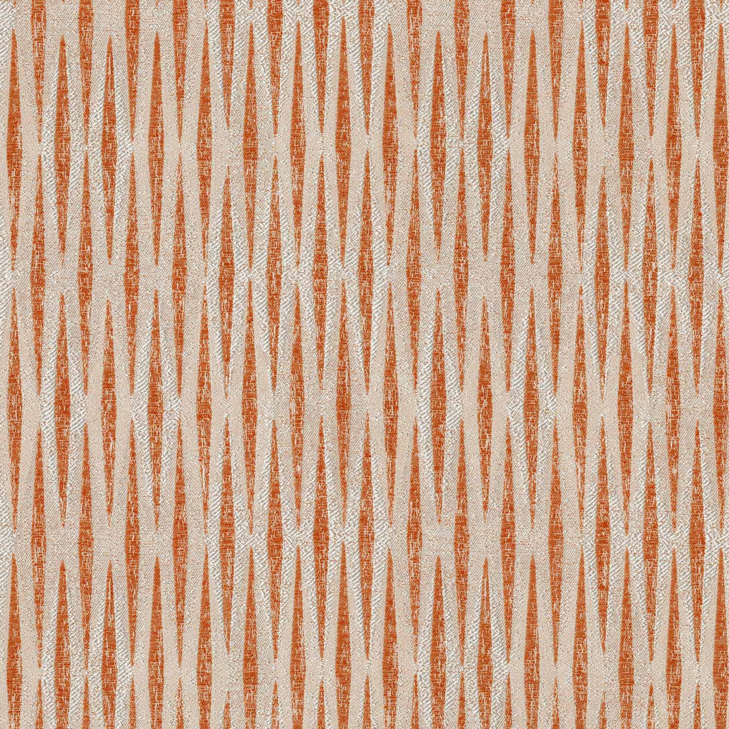 BSL ORANGE STRIPED CURTAIN FABRIC