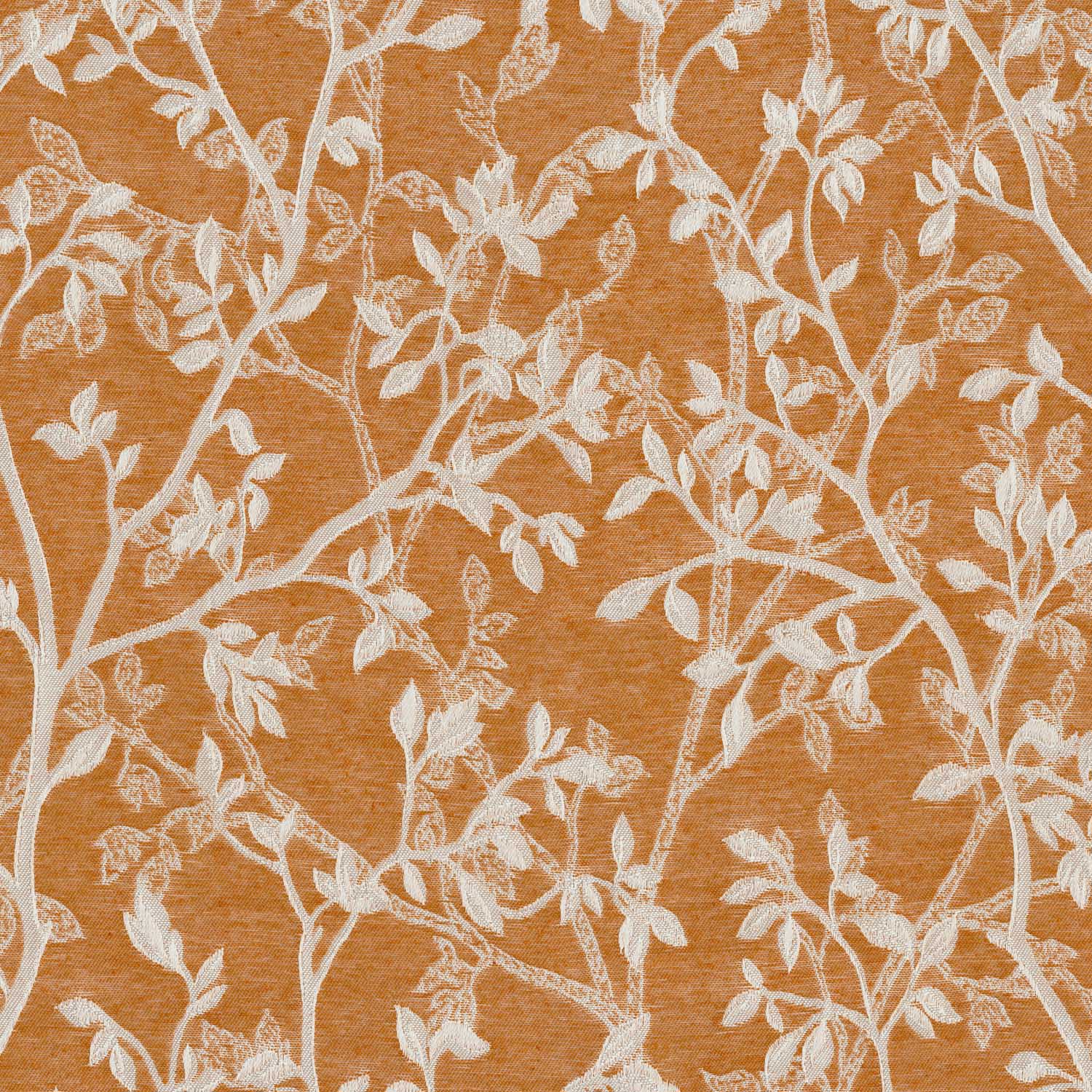BSL ORANGE LEAF CURTAIN FABRIC