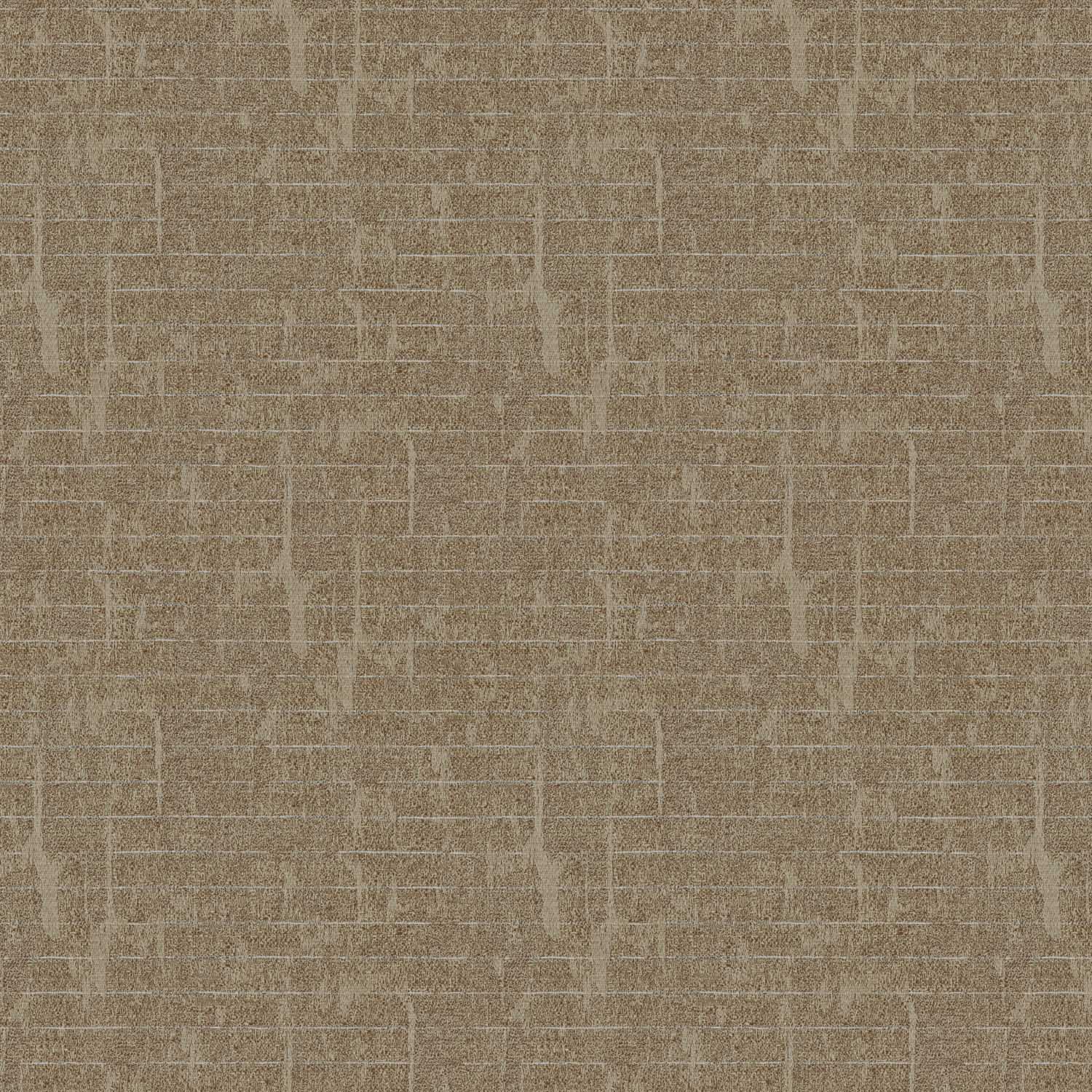 ANTON BROWN TEXTURE CURTAIN FABRIC