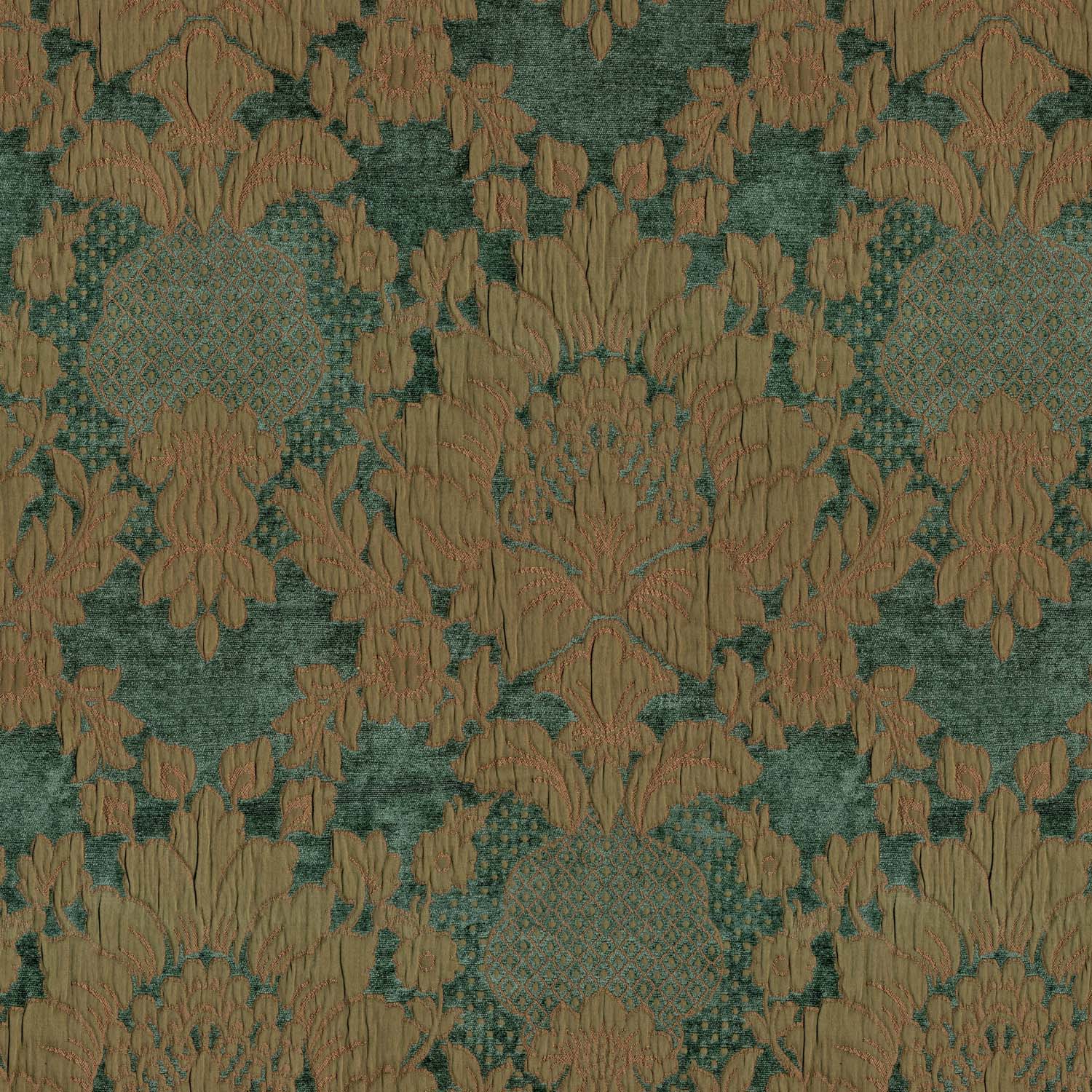 AZT GREEN FLORAL SOFA FABRIC