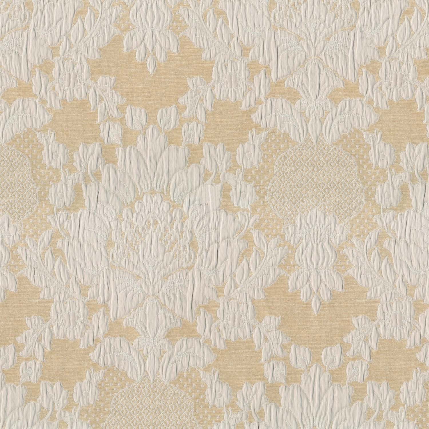 AZT WHITE FLORAL SOFA FABRIC