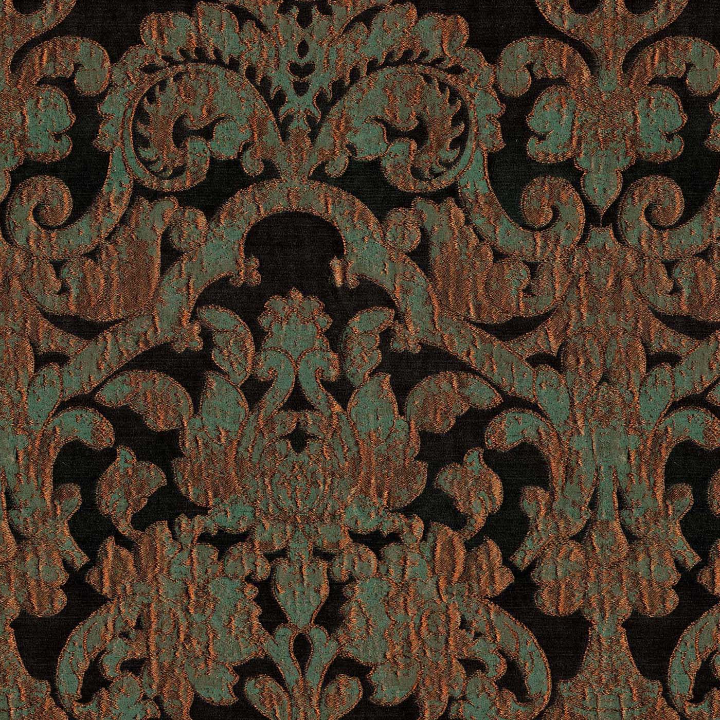 BILBURY BLACK FLORAL SOFA FABRIC